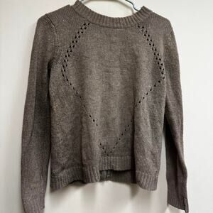 Forever 21 Tan Knit Sweater  Button-Up Back / Cardigan – Size Small